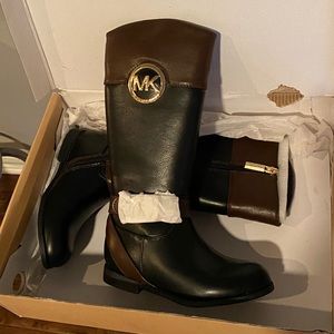 Michael Kors girls riding boots